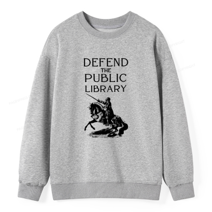 Pagewings Defend The Public Library Unisex Classic Sweatshirt