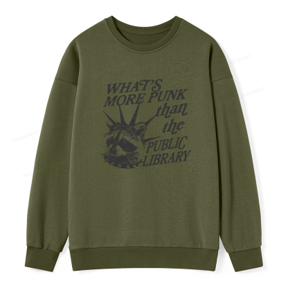 Pagewings What’s More Punk Than The Public Library Unisex Classic Sweatshirt