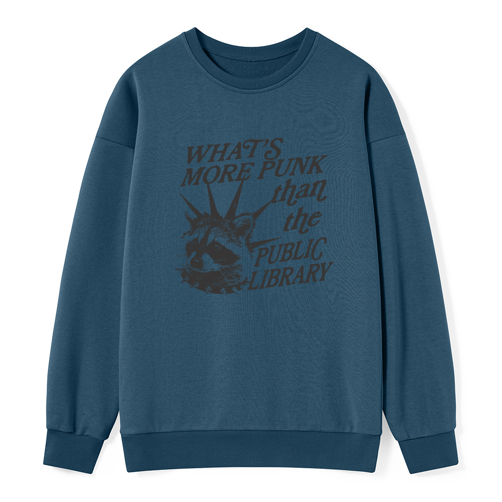 Pagewings What’s More Punk Than The Public Library Unisex Classic Sweatshirt
