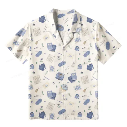 Pagewings Free Societies Read Freely Unisex Hawaiian Shirt