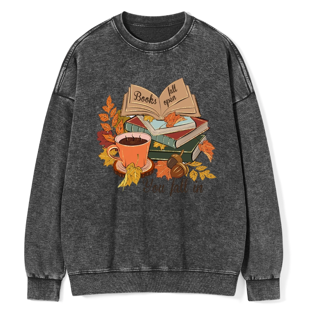 Pagewings  Thanksgiving You Fall In Unisex Washed Sweatshirt