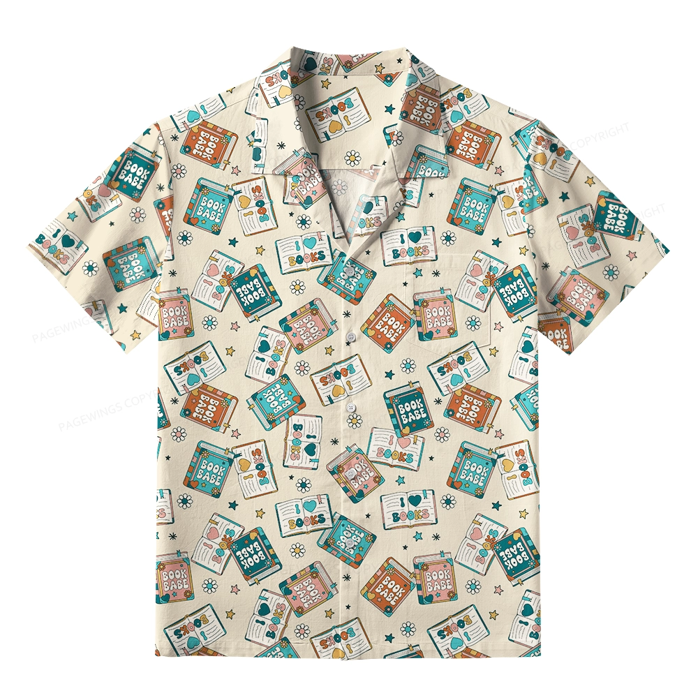 Pagewings Book Babe Unisex Hawaiian Shirt