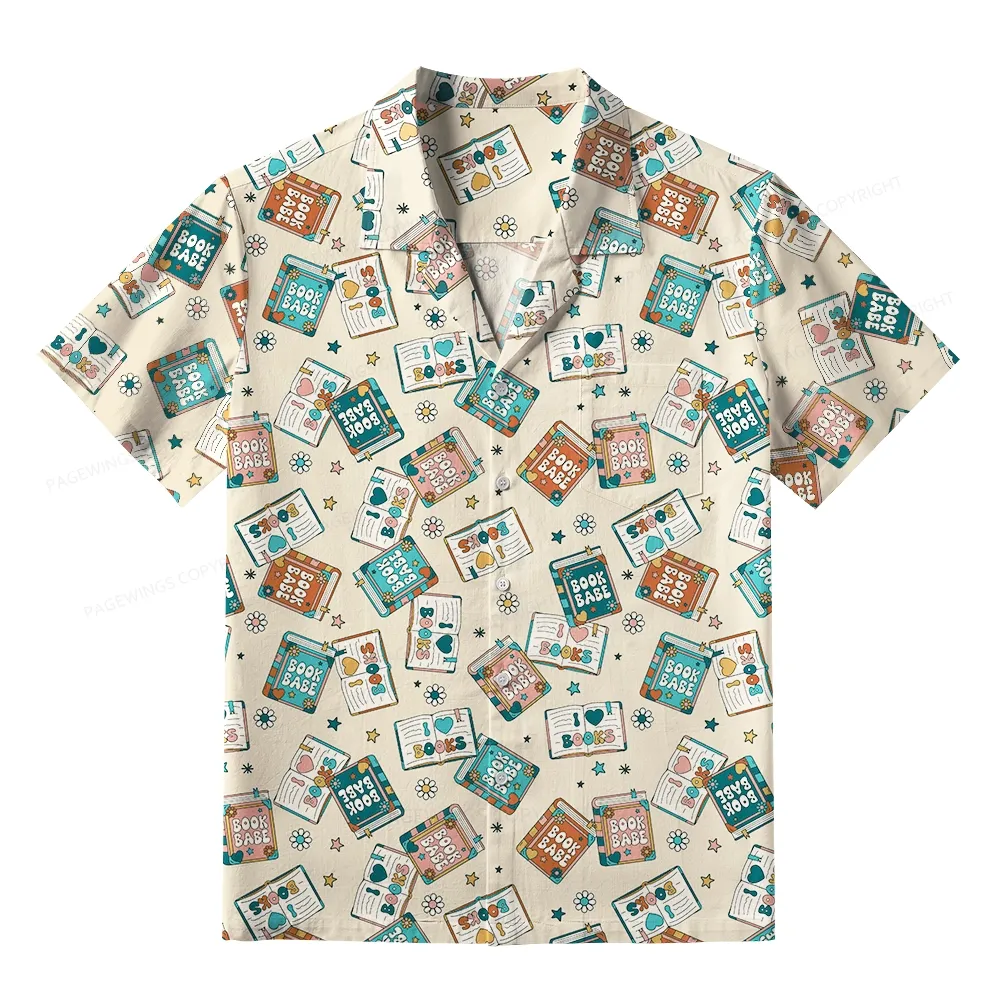 Pagewings Book Babe Unisex Hawaiian Shirt