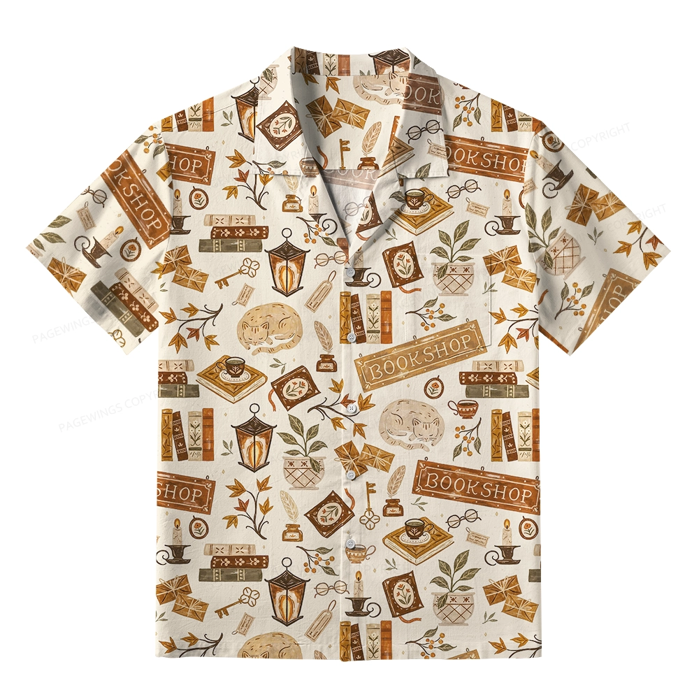 Pagewings On To My Next Adventure Summer Reading Unisex Hawaiian Shirt