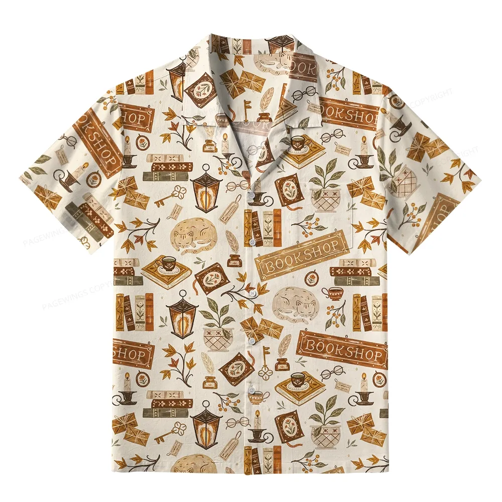 Pagewings On To My Next Adventure Summer Reading Unisex Hawaiian Shirt
