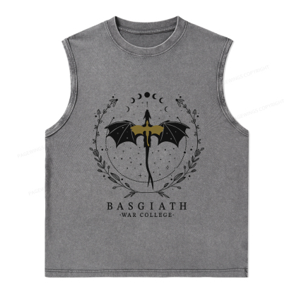 Pagewings Basgiath War College Unisex Washed Tank Top