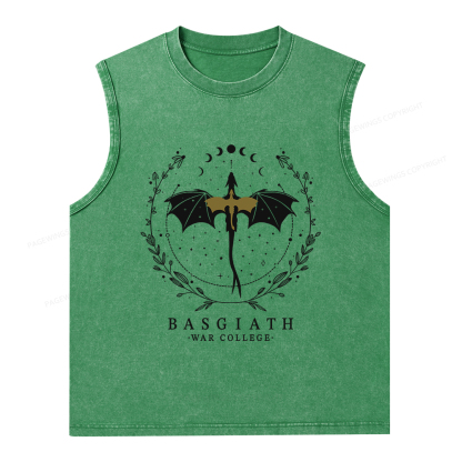 Pagewings Basgiath War College Unisex Washed Tank Top