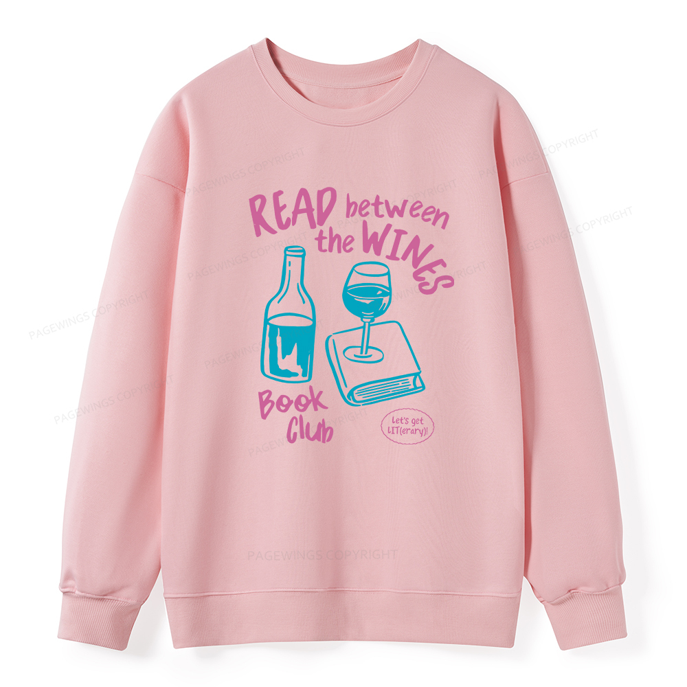 Pagewings Wine Lover Book Club Unisex Classic Sweatshirt