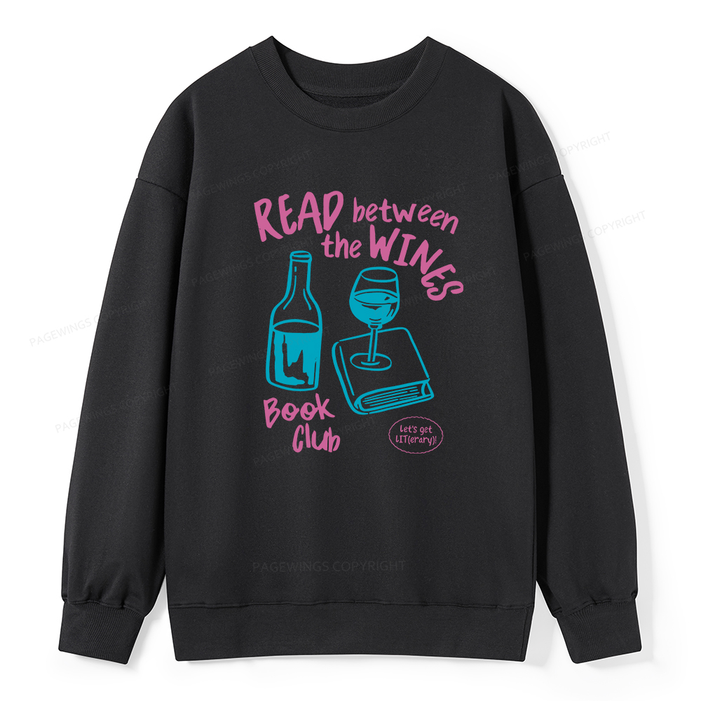 Pagewings Wine Lover Book Club Unisex Classic Sweatshirt