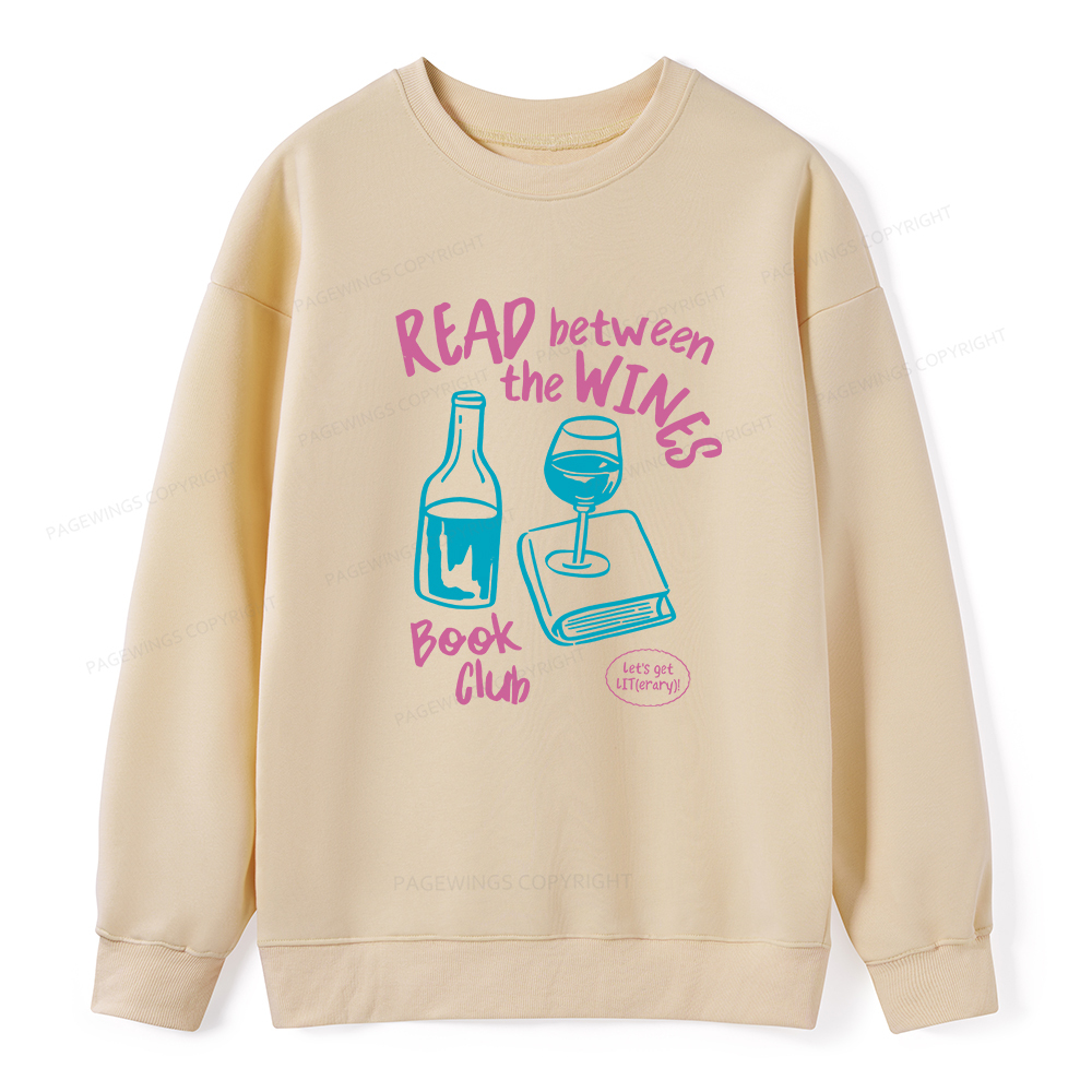 Pagewings Wine Lover Book Club Unisex Classic Sweatshirt
