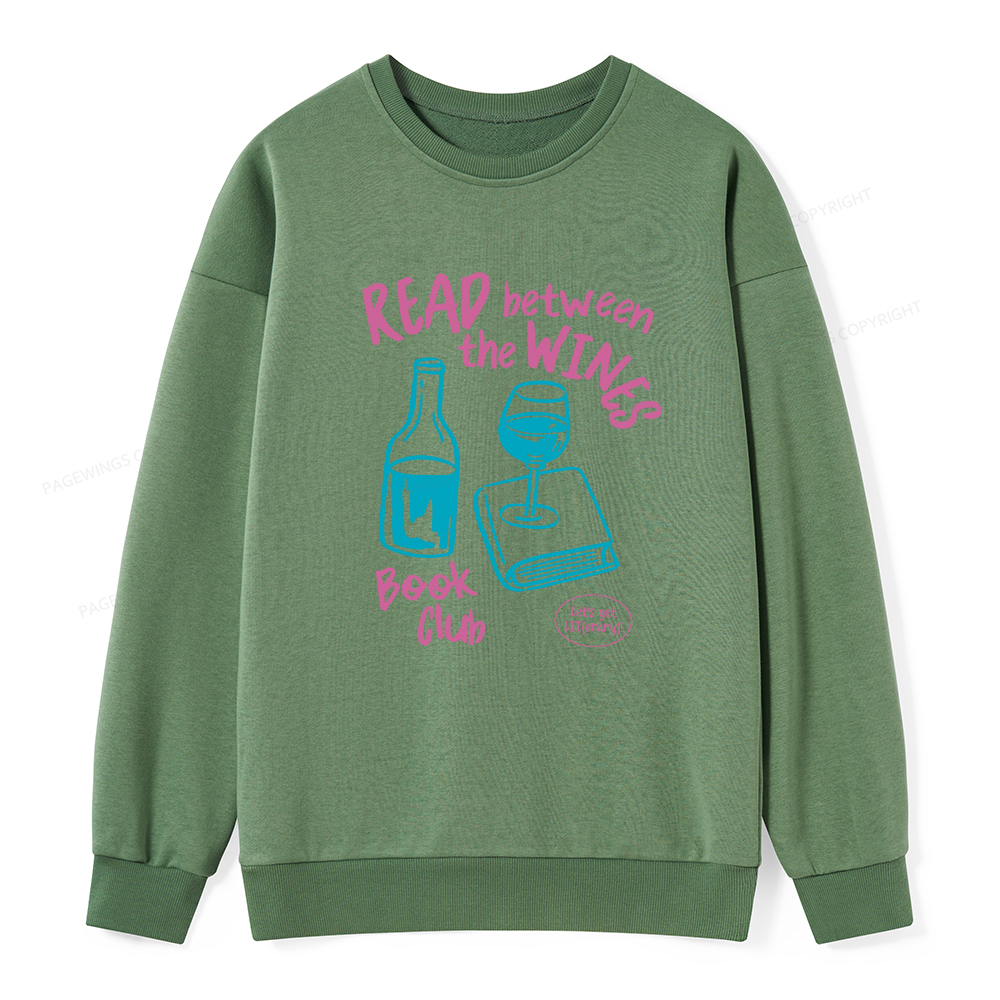 Pagewings Wine Lover Book Club Unisex Classic Sweatshirt