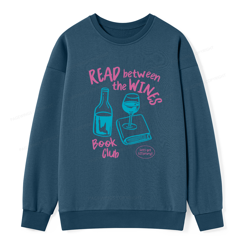 Pagewings Wine Lover Book Club Unisex Classic Sweatshirt