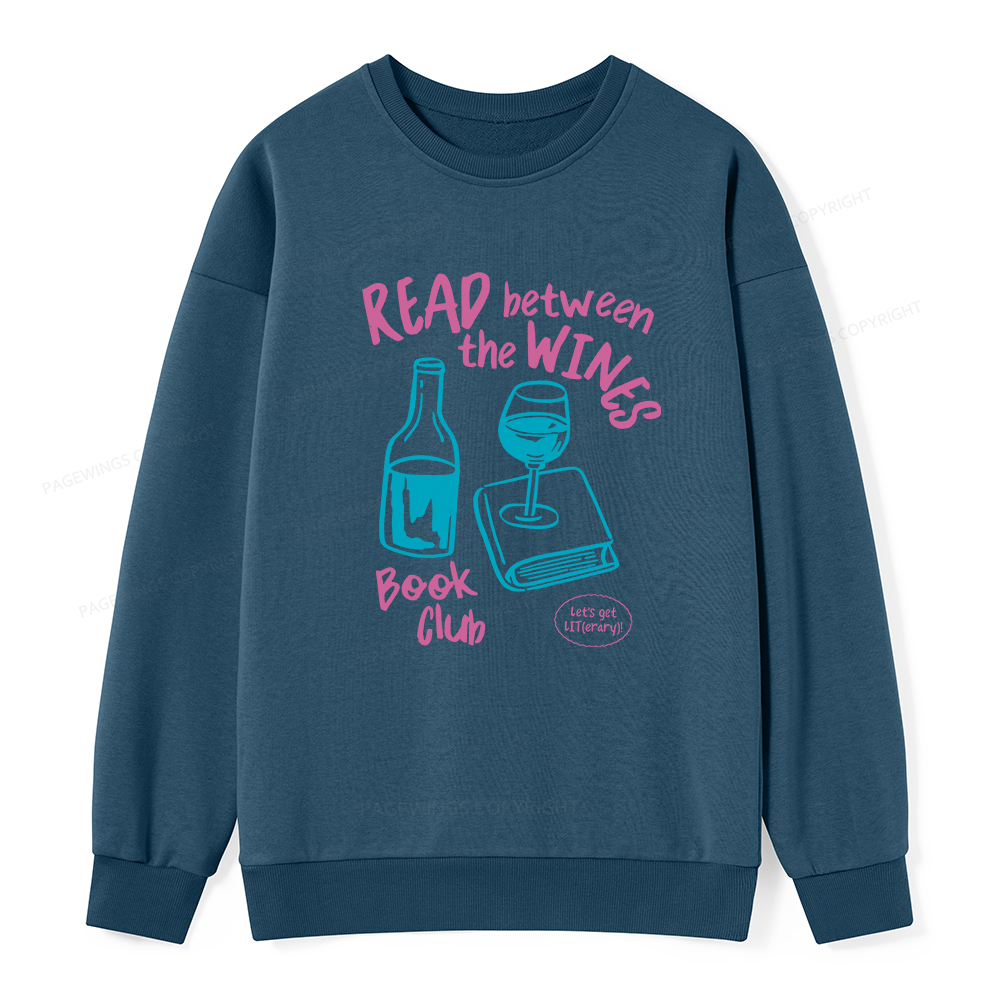 Pagewings Wine Lover Book Club Unisex Classic Sweatshirt