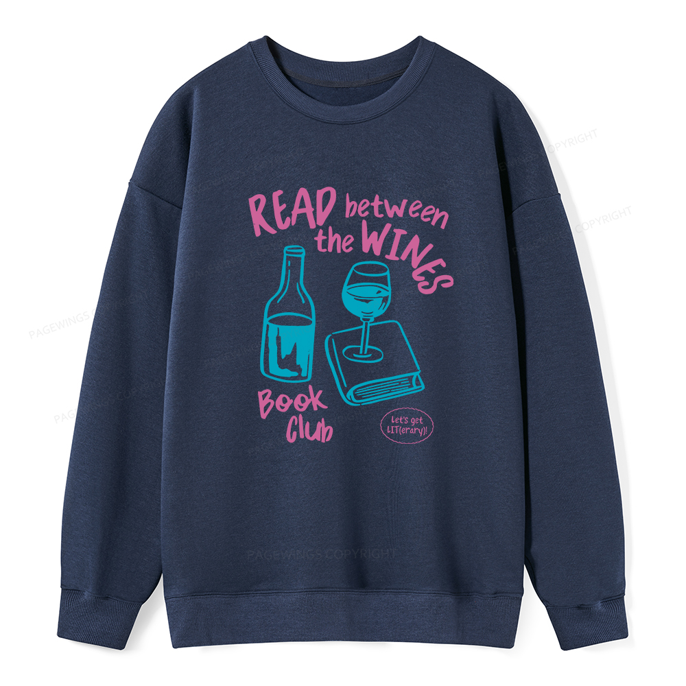 Pagewings Wine Lover Book Club Unisex Classic Sweatshirt