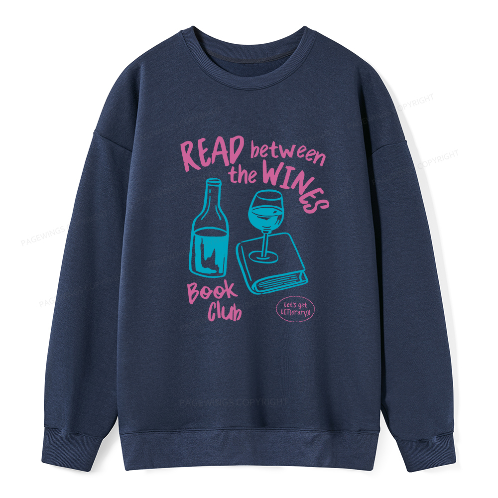 Pagewings Wine Lover Book Club Unisex Classic Sweatshirt