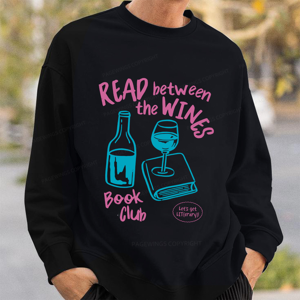 Pagewings Wine Lover Book Club Unisex Classic Sweatshirt
