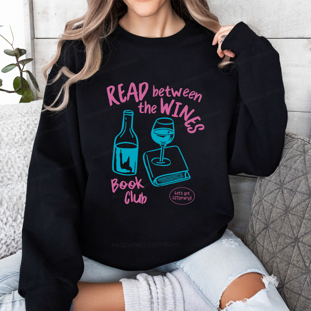 Pagewings Wine Lover Book Club Unisex Classic Sweatshirt