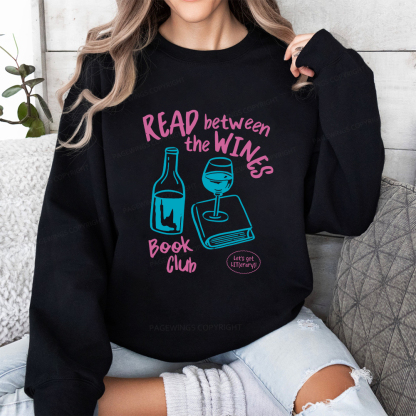 Pagewings Wine Lover Book Club Unisex Classic Sweatshirt