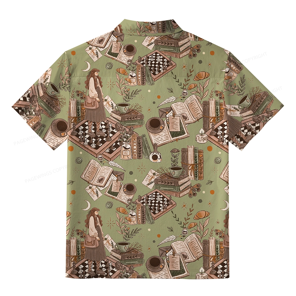 Pagewings Reading is Magic Unisex Hawaiian Shirt