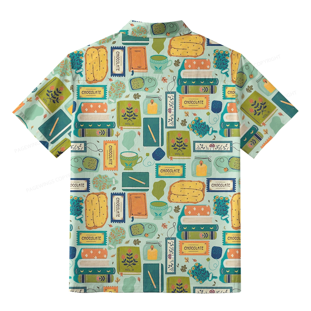 Pagewings Chocolate Unisex Hawaiian Shirt