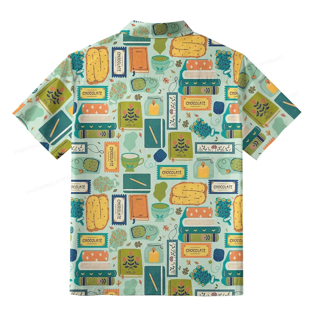 Pagewings Chocolate Unisex Hawaiian Shirt