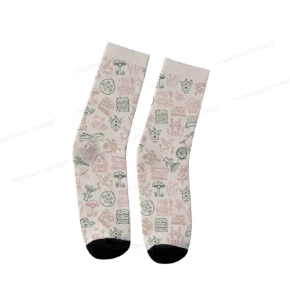 Pagewings Read Books Be Kind Stay Weird Unisex Socks