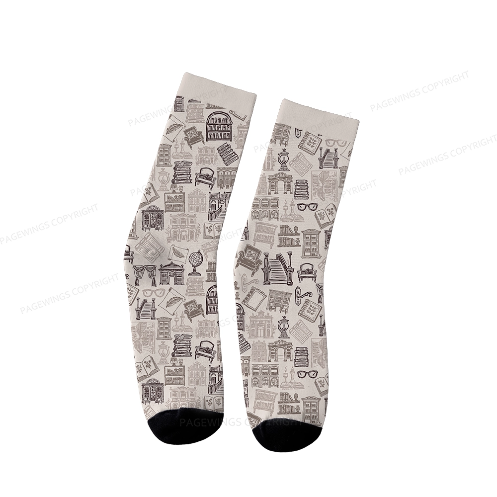 Pagewings Good Book Unisex Socks