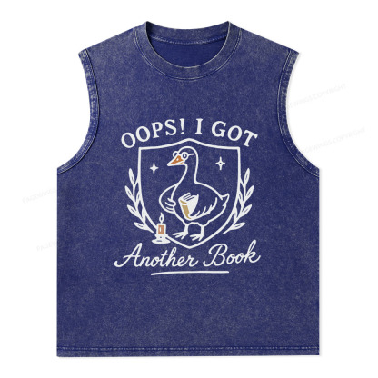 Pagewings Oops I Got Another Book Unisex Washed Tank Top