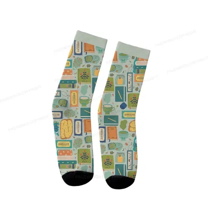 Pagewings The Quickest Way To Connect With Nature Is Through Reading Unisex Socks