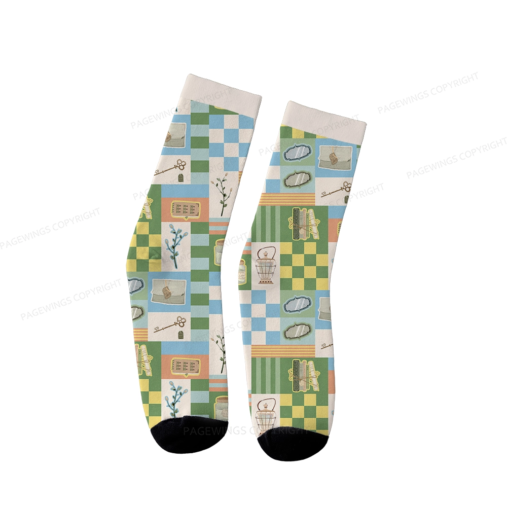 Pagewings The Quickest Way To Connect With Nature Is Through Reading Unisex Socks