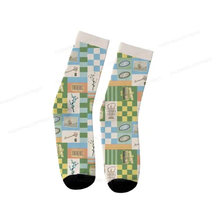 Pagewings The Quickest Way To Connect With Nature Is Through Reading Unisex Socks