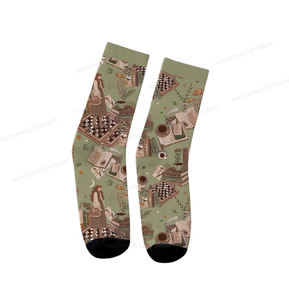 Pagewings Reading is Magic Unisex Socks