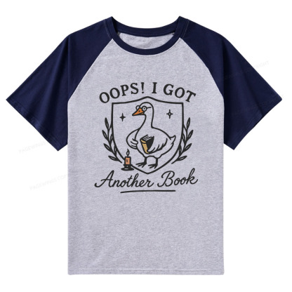 Pagewings Oops I Got Another Book Raglan T-shirt