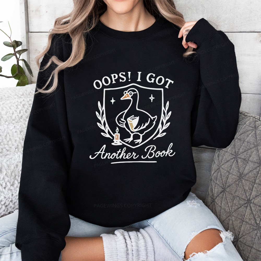 Pagewings Oops I Got Another Book Unisex Classic Sweatshirt