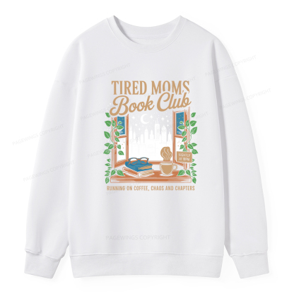 Pagewings Tired Moms Book Club Unisex Classic Sweatshirt