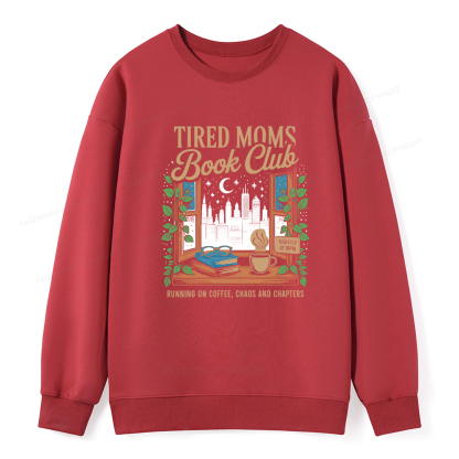 Pagewings Tired Moms Book Club Unisex Classic Sweatshirt