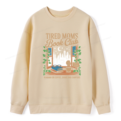 Pagewings Tired Moms Book Club Unisex Classic Sweatshirt