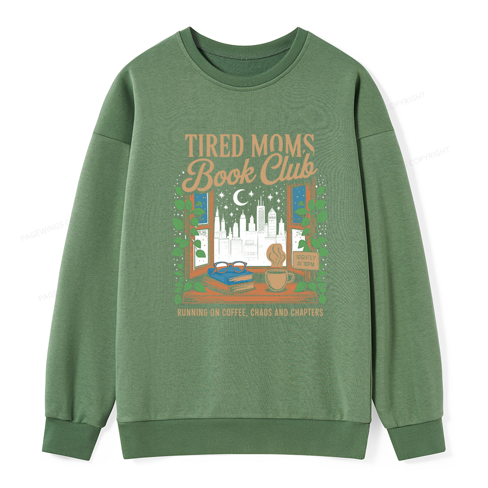 Pagewings Tired Moms Book Club Unisex Classic Sweatshirt