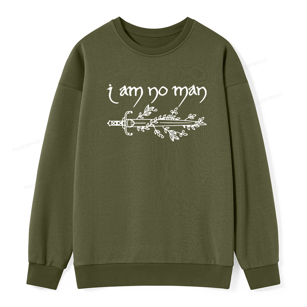 Pagewings I Am No Man Unisex Classic Sweatshirt