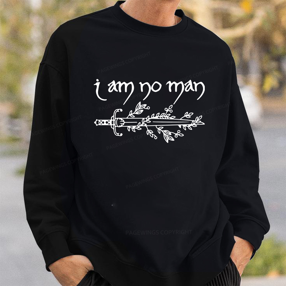 Pagewings I Am No Man Unisex Classic Sweatshirt