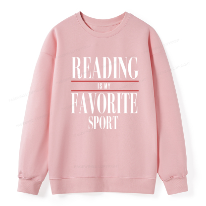 Pagewings Reading Is My Favorite Sport Unisex Classic Sweatshirt