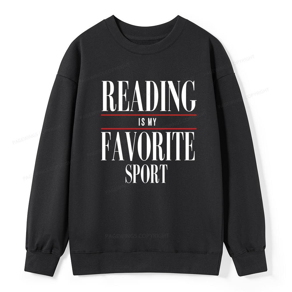 Pagewings Reading Is My Favorite Sport Unisex Classic Sweatshirt