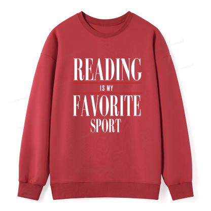 Pagewings Reading Is My Favorite Sport Unisex Classic Sweatshirt