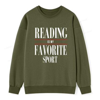Pagewings Reading Is My Favorite Sport Unisex Classic Sweatshirt