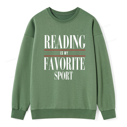 Pagewings Reading Is My Favorite Sport Unisex Classic Sweatshirt