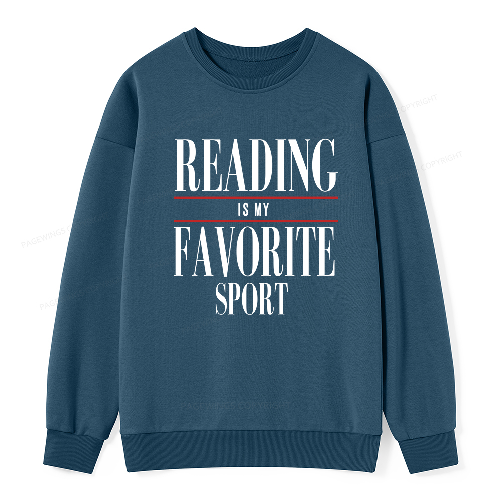 Pagewings Reading Is My Favorite Sport Unisex Classic Sweatshirt