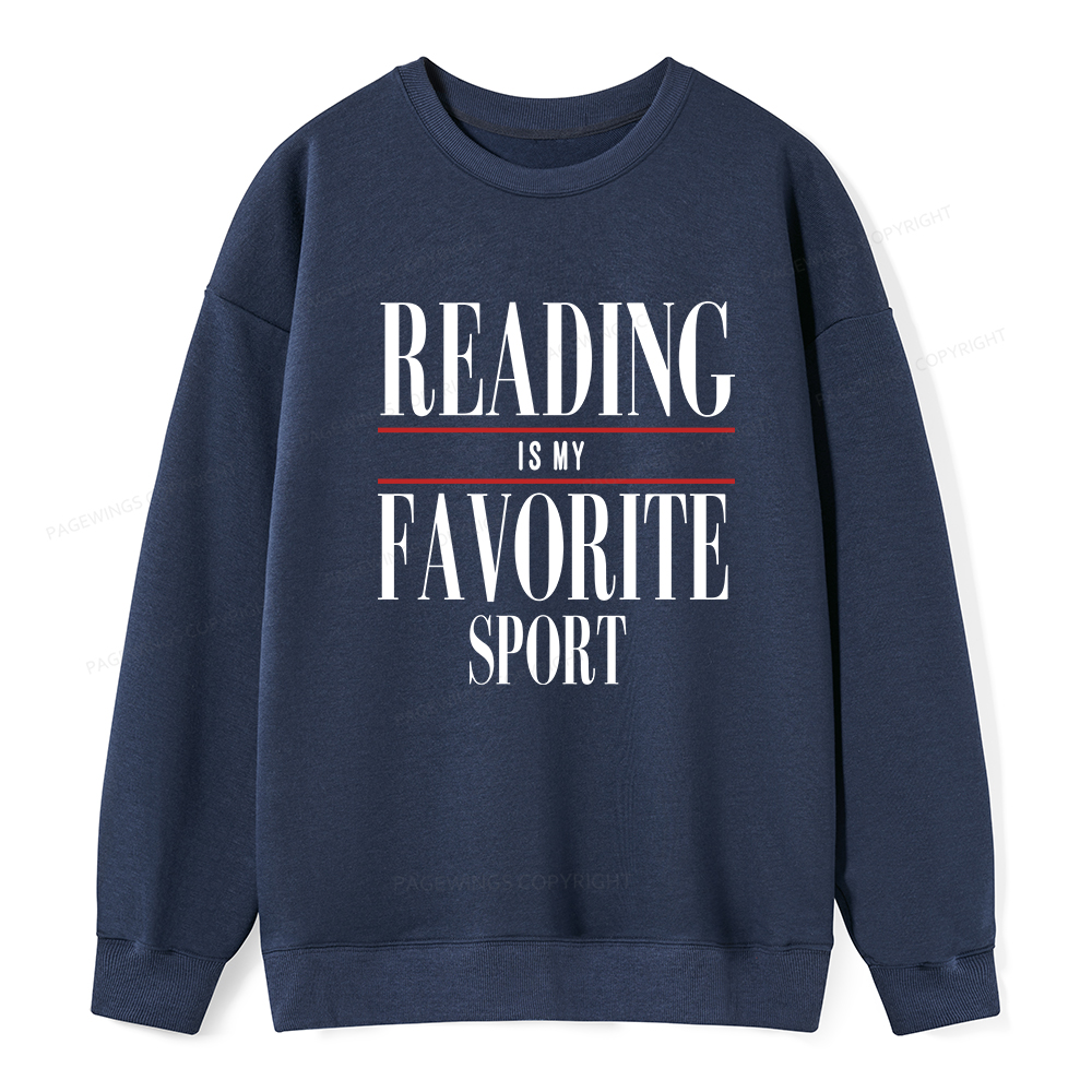 Pagewings Reading Is My Favorite Sport Unisex Classic Sweatshirt