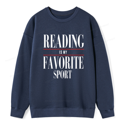Pagewings Reading Is My Favorite Sport Unisex Classic Sweatshirt