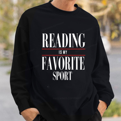 Pagewings Reading Is My Favorite Sport Unisex Classic Sweatshirt