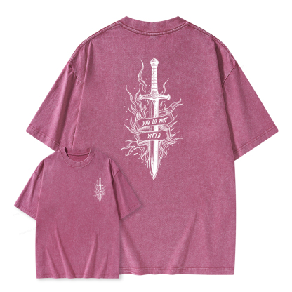 Pagewings You do Not Yield Unisex Washed T-shirt